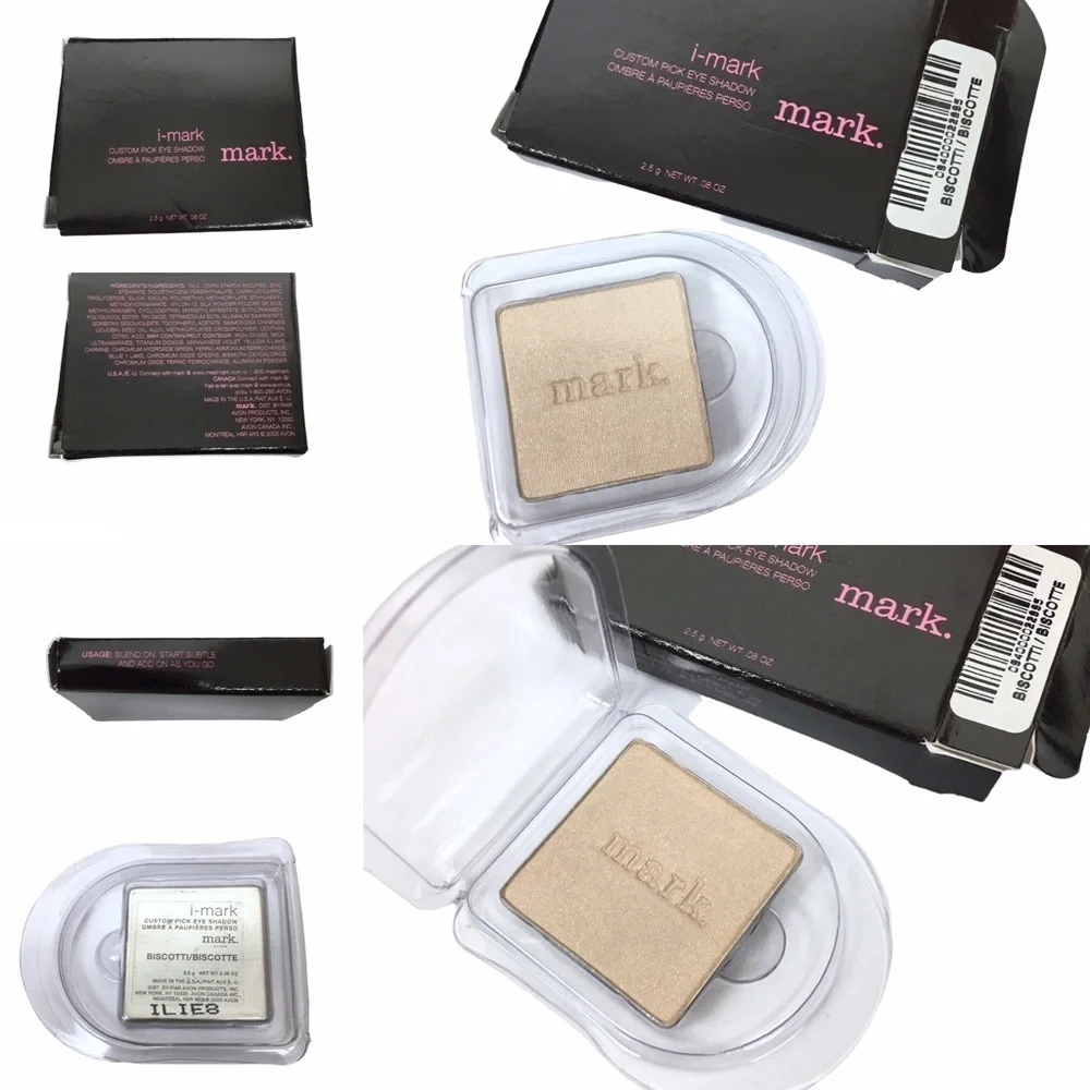 mark. Lot of 6 i-mark Custom Pick Eye Shadows Plum Velvet Biscotti Pool Magic
